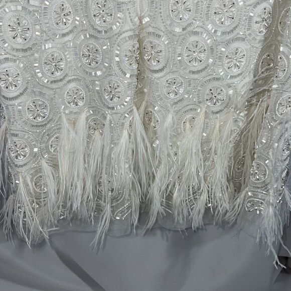 BHLDN MAUDE MINI DRESS NWT NEW IVORY PROM DRESS - Picture 12 of 12